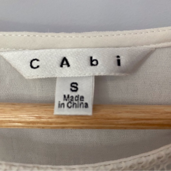 CAbi white mesh tank top - Picture 4 of 11